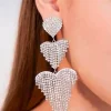 PENDIENTES TRES CORAZONES SILVER