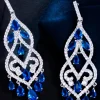 PENDIENTES VINTAGE ZAFIRO AZUL