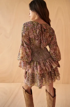 PINK LEOPARD DRESS BY FETICHE SUANCES