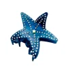 PINZA DEL PELO ESTRELLA DE MAR AZUL