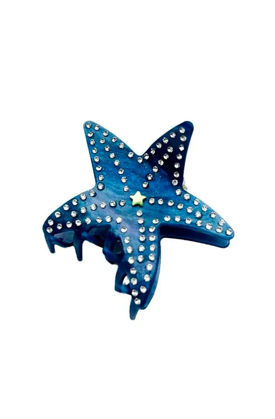 PINZA DEL PELO ESTRELLA DE MAR AZUL