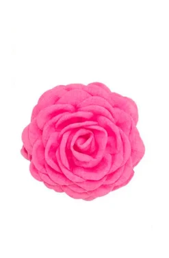 PINZA DEL PELO FLOR ROSA