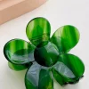 PINZA DEL PELO FLOR VERDE