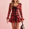 POPPY TARTAN DRESS ROJO BY FETICHE SUANCES