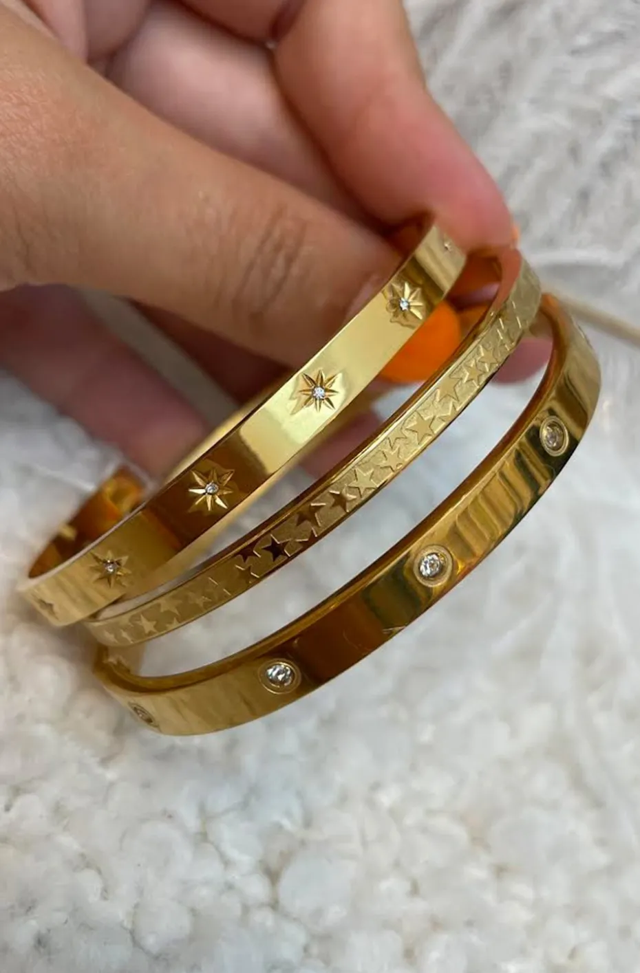 PULSERA ESTRELLAS 8 PUNTAS