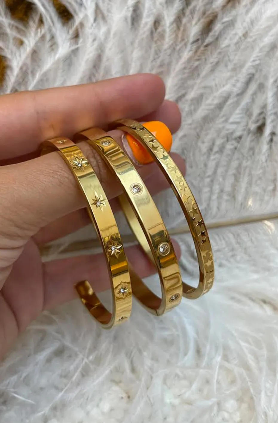 PULSERA ESTRELLAS 8 PUNTAS