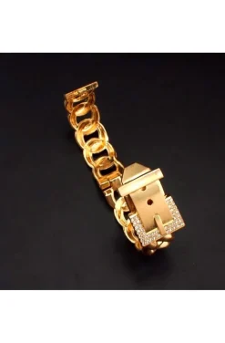 PULSERA HEBILLA JOYA DORADA