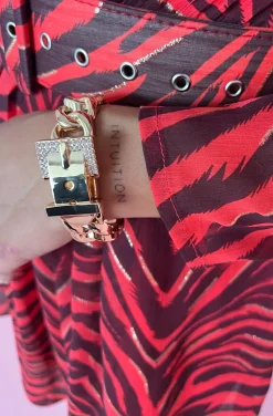 PULSERA HEBILLA JOYA DORADA