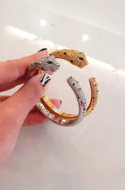 PULSERA LEOPARD ORO
