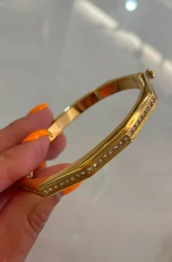 PULSERA OCTOGONAL CRYSTALS