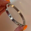 PULSERA STUDS PLATA