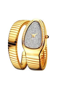 RELOJ DORADO SERPIENTE