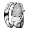 RELOJ SERPIENTE PLATA
