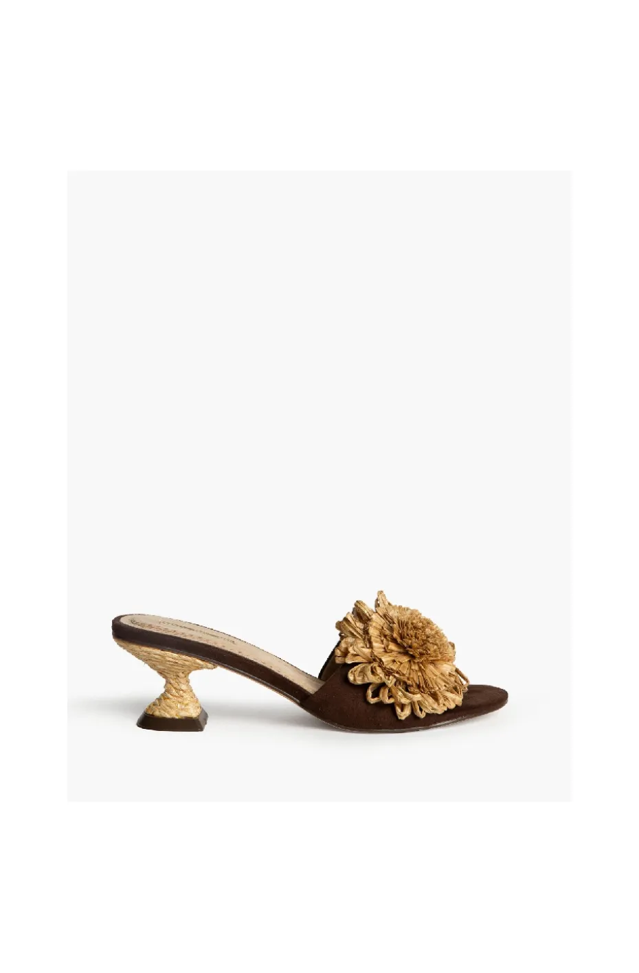 SANDALIAS FLOR RAFIA