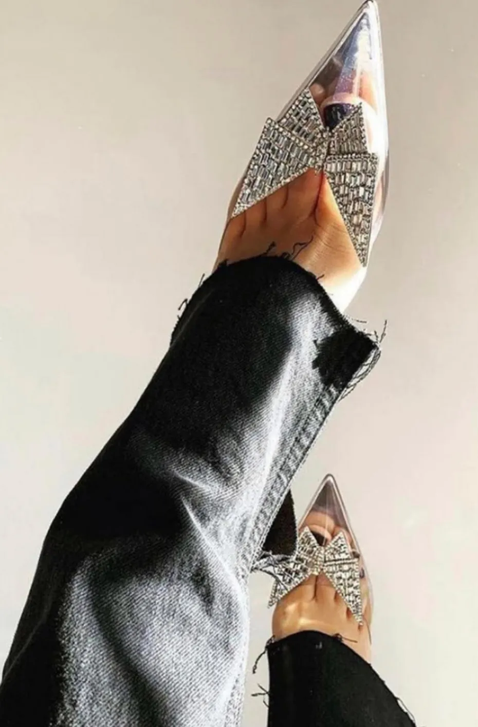 SANDALIAS VINILO MARIPOSA JOYA