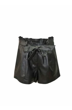 SHORT BELLINI PIEL NEGRO