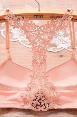 SUJETADOR ROSA NUDE ESPALDA CRUZADA