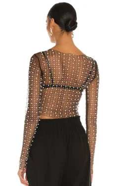 TOP DE PERLAS BLACK