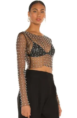 TOP DE PERLAS BLACK