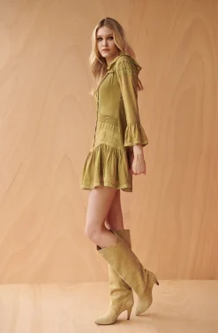 VESTIDO BOHEME PISTACHO BY FETICHE SUANCES