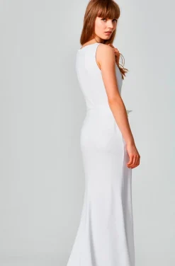 VESTIDO DE NOVIA ASIMETRICO