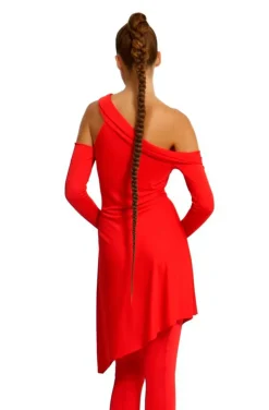 VESTIDO JANET ROJO