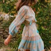 VESTIDO JUNIPER PLAYDRESS EGGSHELL BLUE BY SPELL