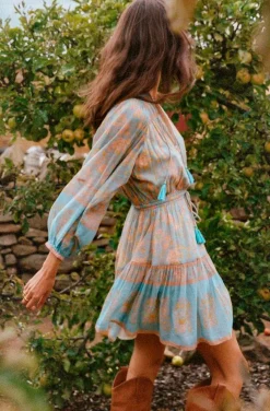 VESTIDO JUNIPER PLAYDRESS EGGSHELL BLUE BY SPELL