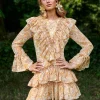 VESTIDO KELLY CACHEMIRA MUSTARD DRESS BY FETICHE SUANCES