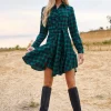 VESTIDO KIENNA GREN PLAID DRESS BY FETICHE SUANCES