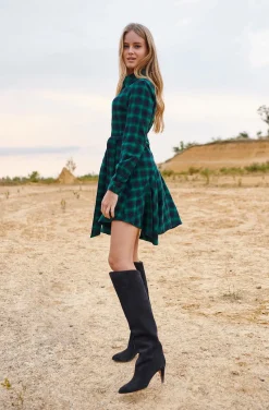 VESTIDO KIENNA GREN PLAID DRESS BY FETICHE SUANCES