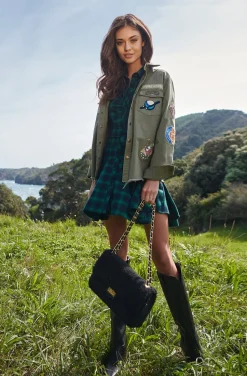 VESTIDO KIENNA GREN PLAID DRESS BY FETICHE SUANCES