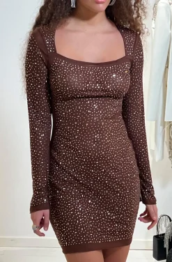 VESTIDO MOKA CRISTALES