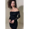 VESTIDO NEGRO DESTELLOS