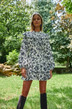 VESTIDO OCEAN FLORAL PRINT DRESS BY FETICHE SUANCES