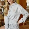 VESTIDO SUDADERA KRYSTAL SWEATSHIRT DRESS GREY BY FETICHE SUANCES